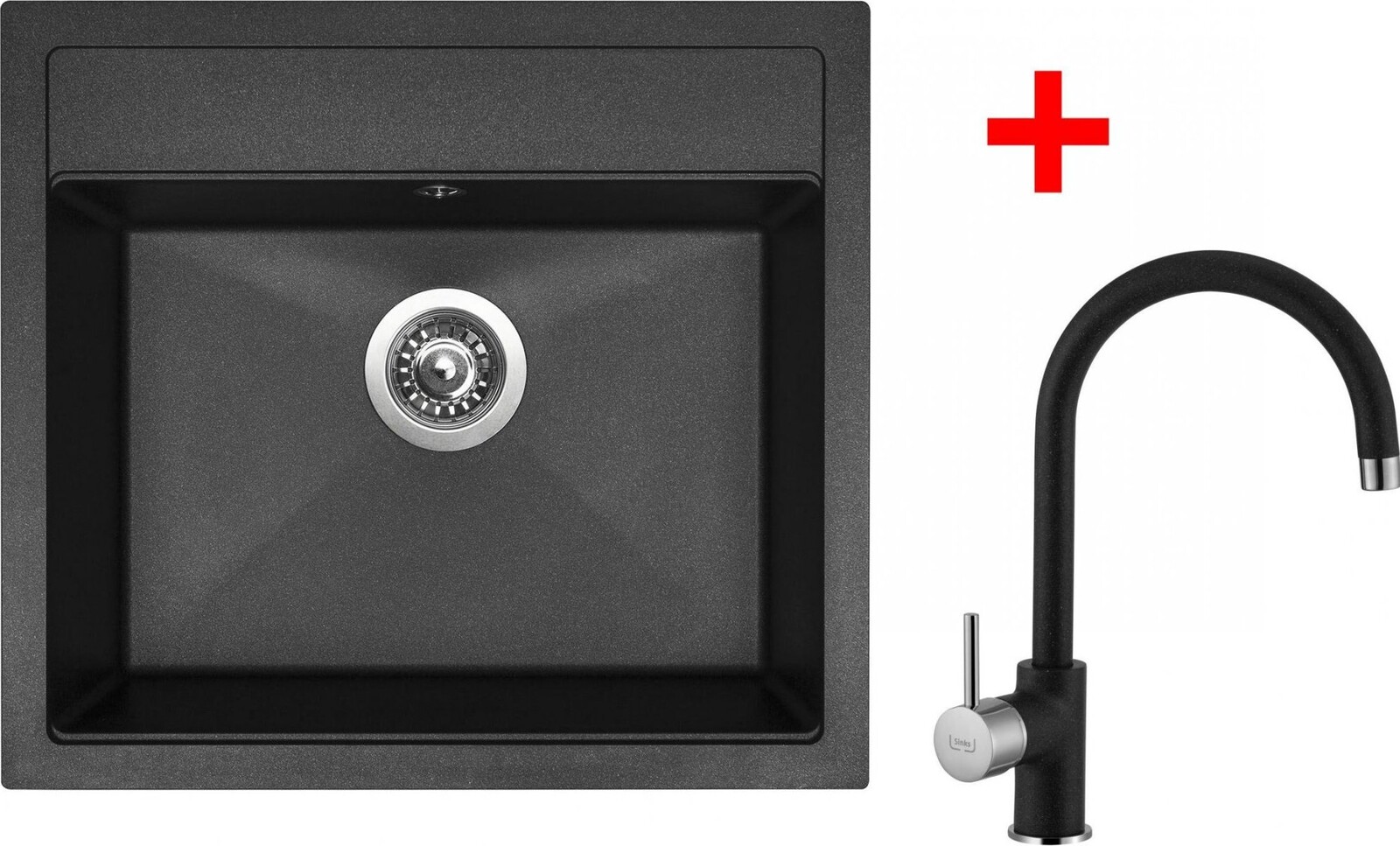Sinks Solo 560 Granblack + Vitalia GR