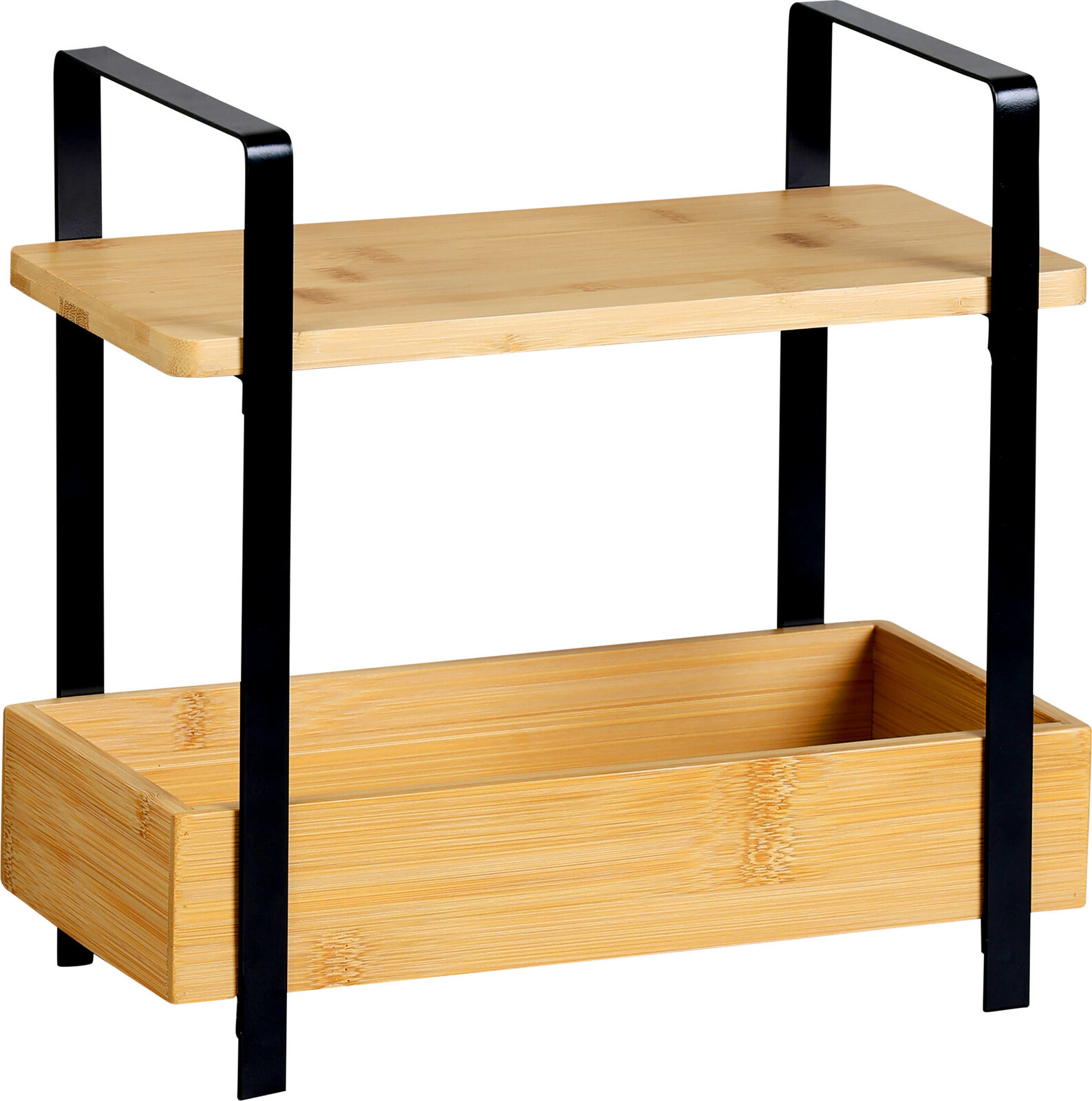 KESPER Kuchyňská police dvoupatrová bambus 30 × 14 × 30 cm