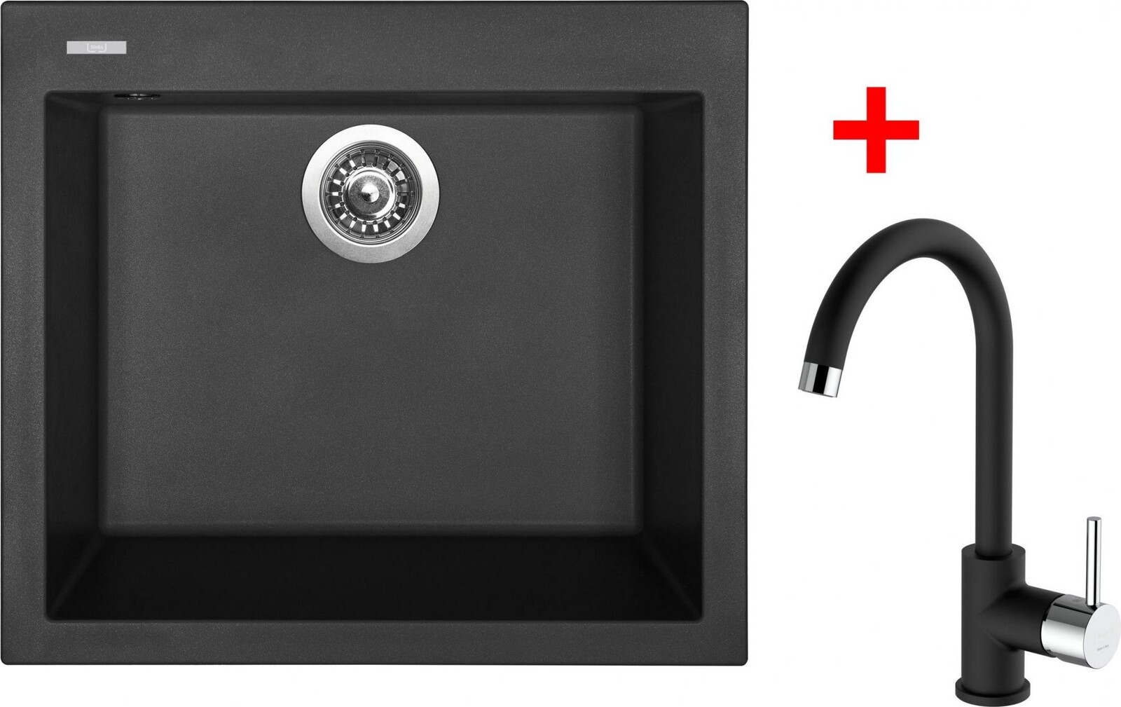 Sinks Cube 560 Nanoblack + Mix 35 Nanoblack
