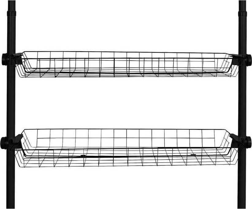 Wenko Košík do šatní skříně HERKULES 2 kusy, 83 × 38 × 8 cm