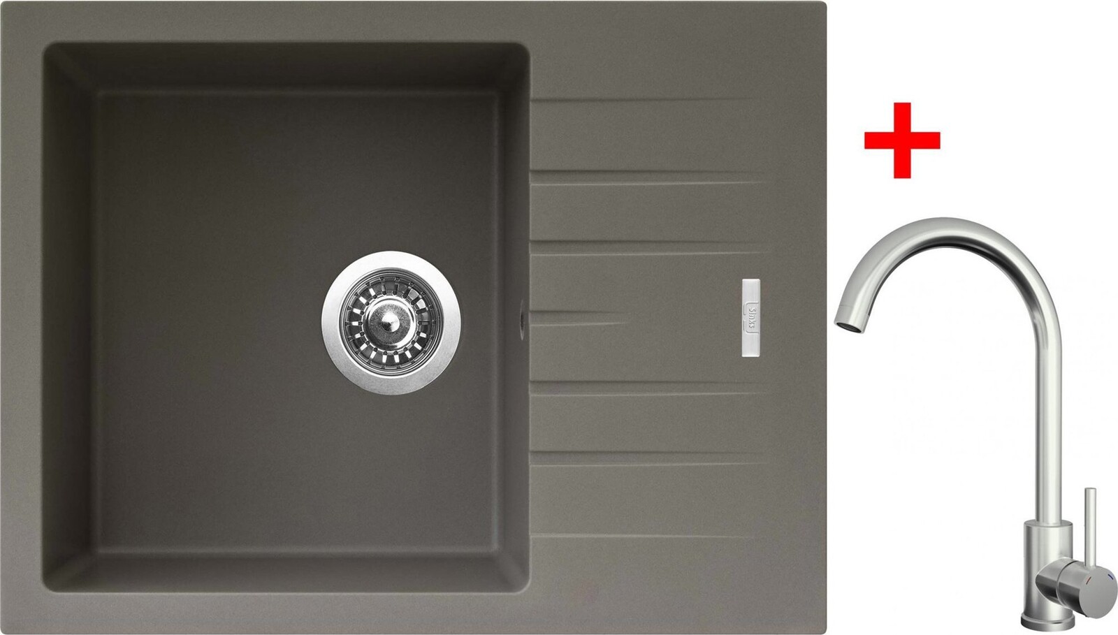 Sinks Perfecto 650 Truffle + Arco celonerezový