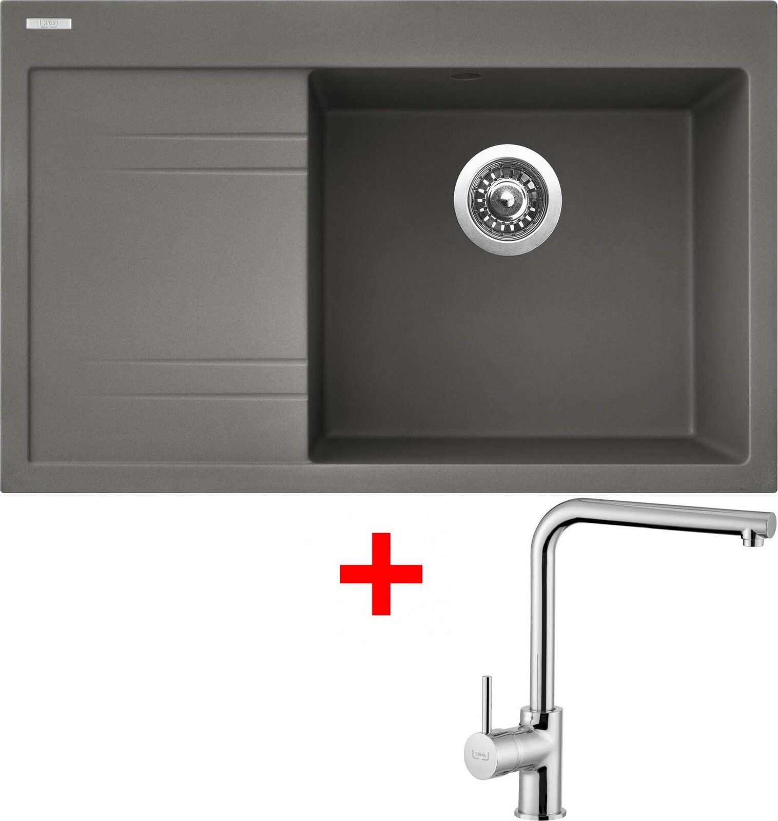 Sinks Rim 780 P Truffle + Elka