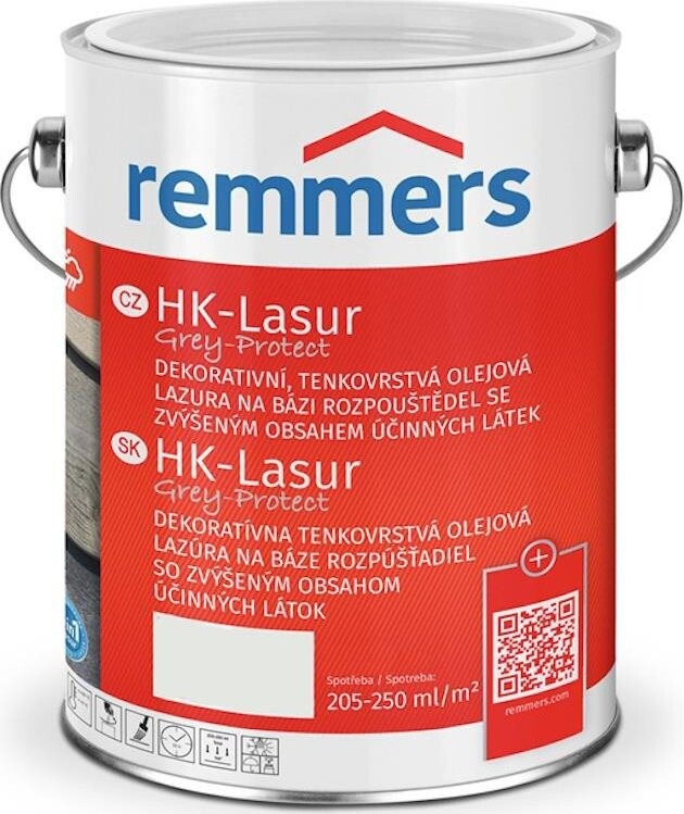 Remmers HK Lazura Grey Protect 5 l Platingrau / Platinově šedá