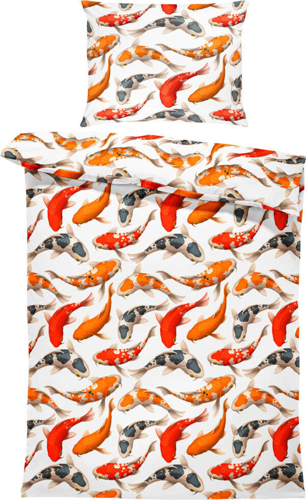 IMPAR Obliečky Koi kapry, 140 × 200 cm + 90 × 70 cm