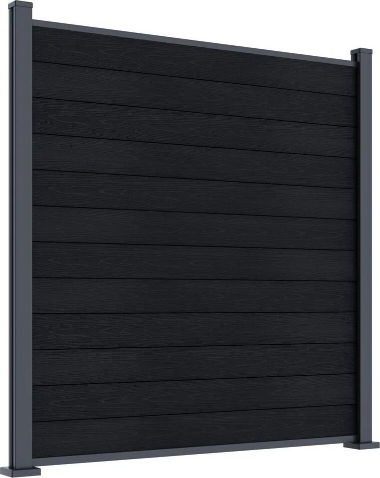 Rojaplast ELEMENT plotový panel WPC 180 × 180 cm a koncovky, antracit