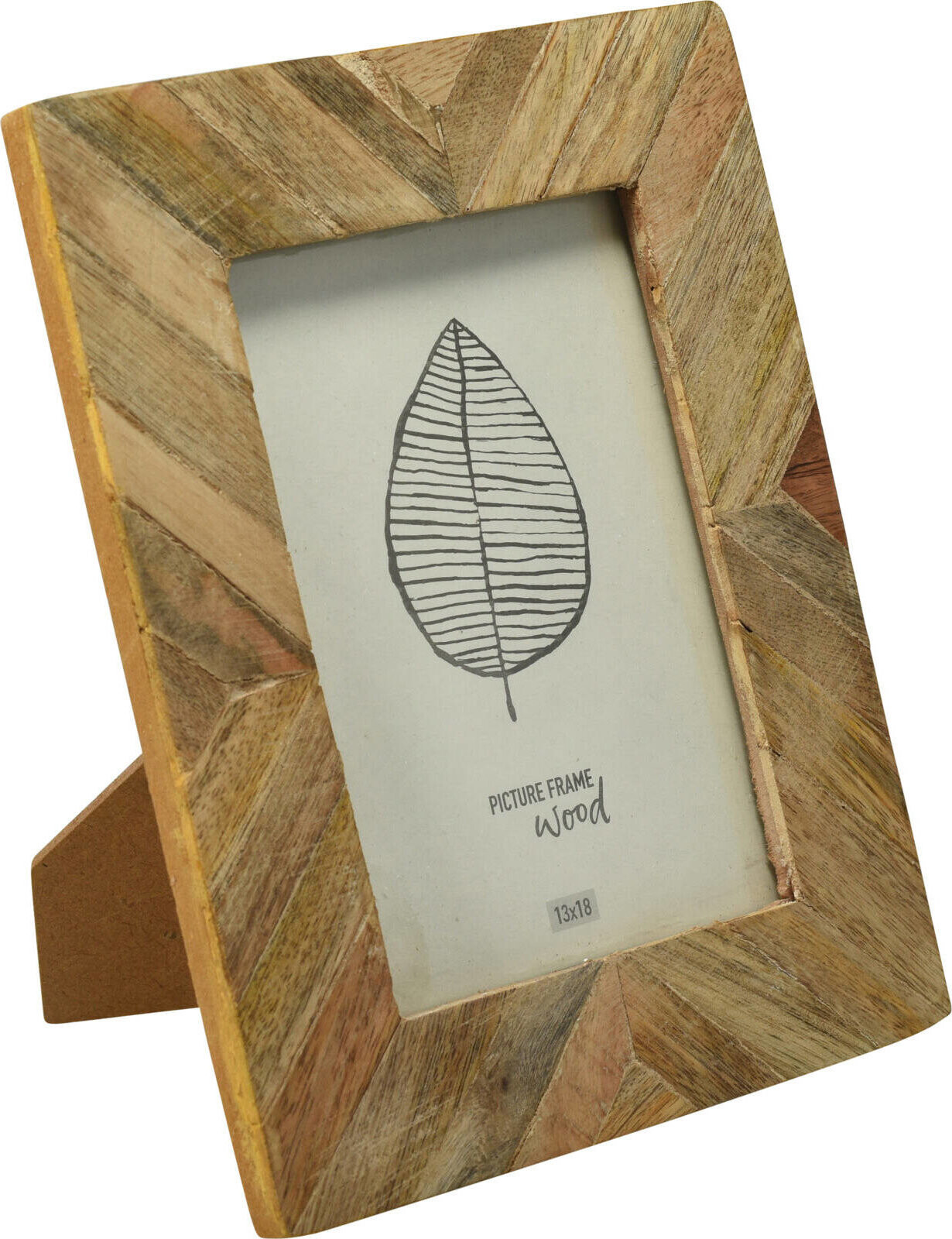 Home Styling Collection Fotorámeček z mangového dřeva Patchwork