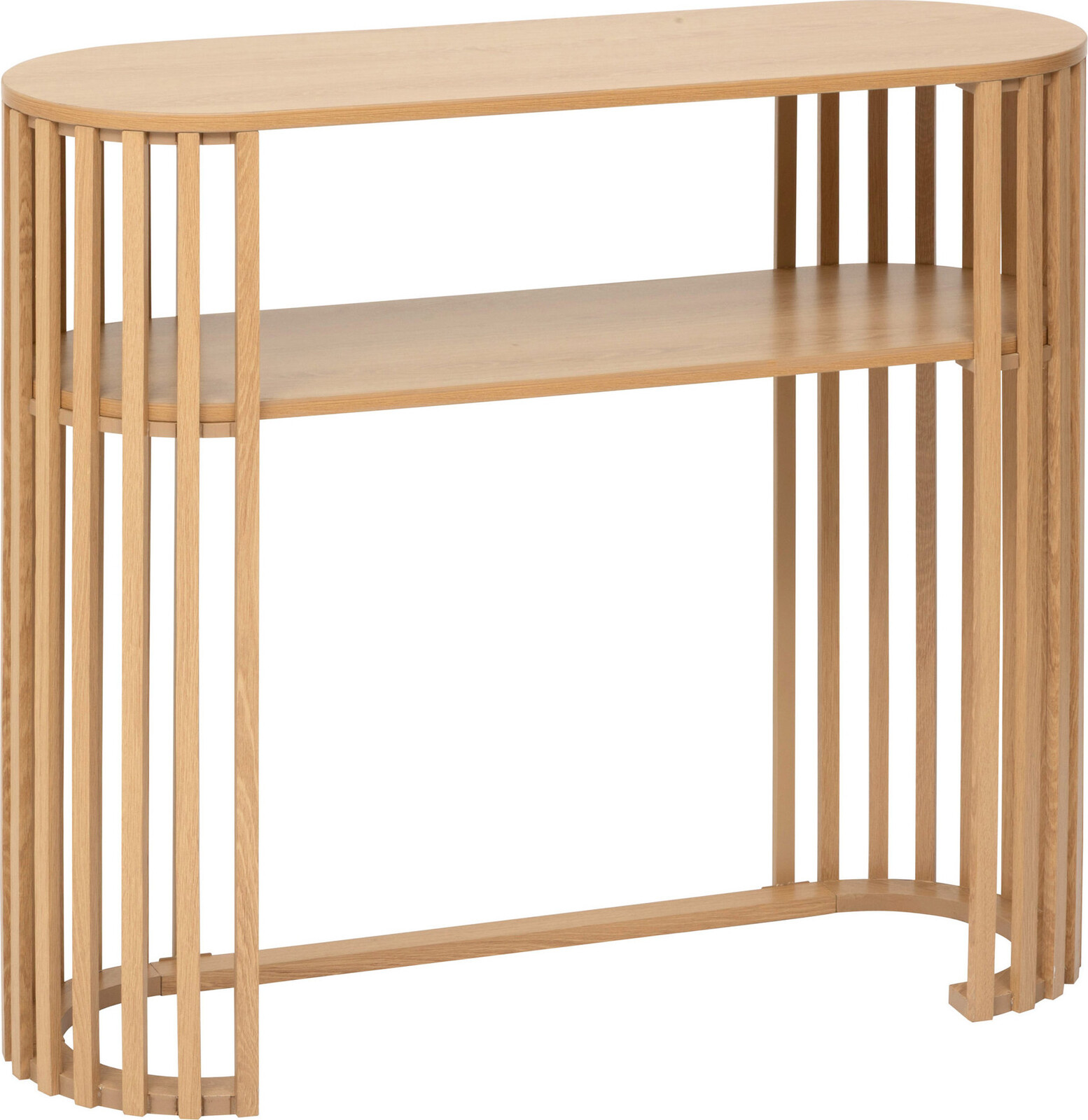 5five Simply Smart SLAT lamelová konzole s policí, 100 cm