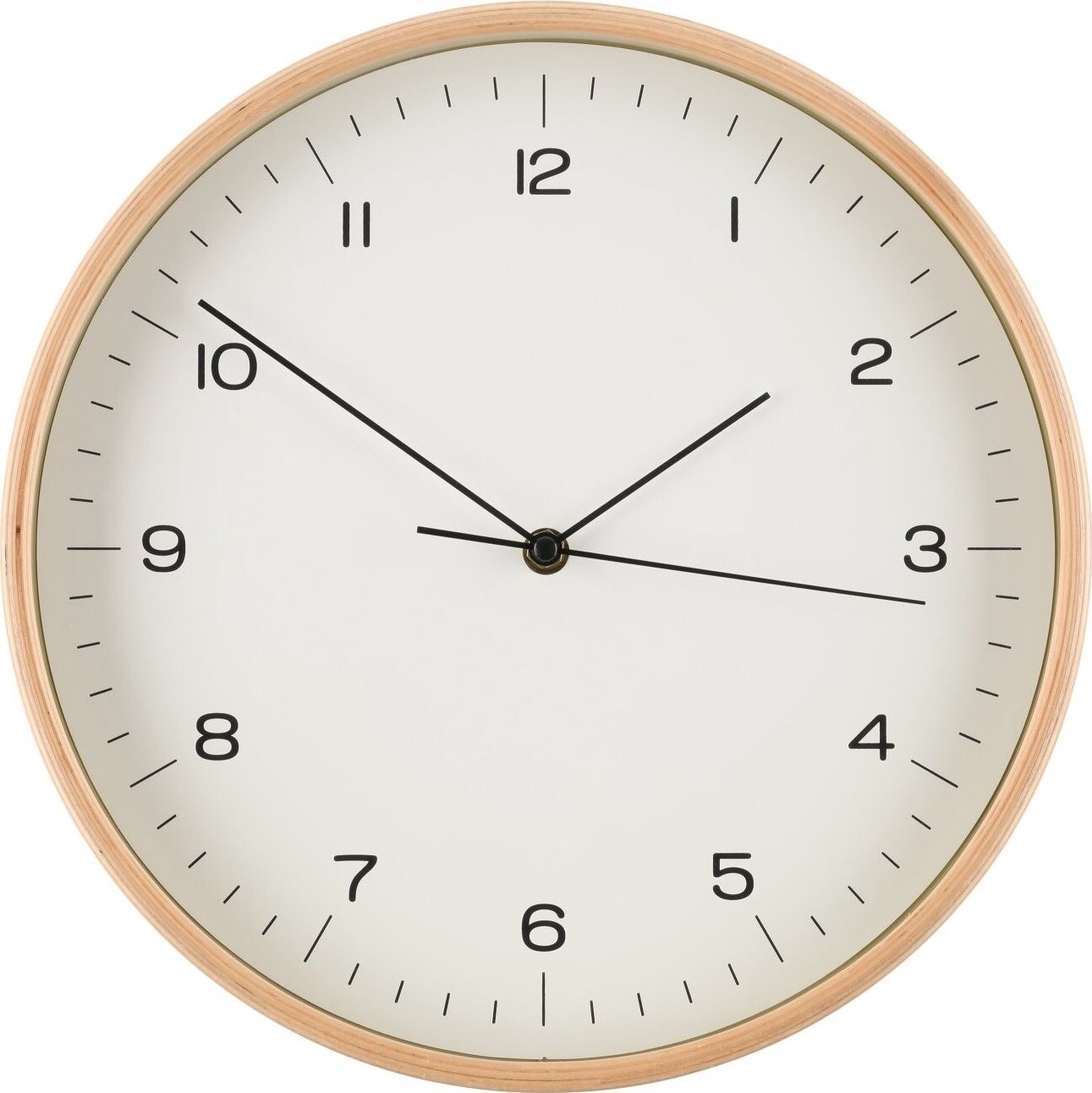 4Living Nástěnné hodiny z překližky, 31 cm