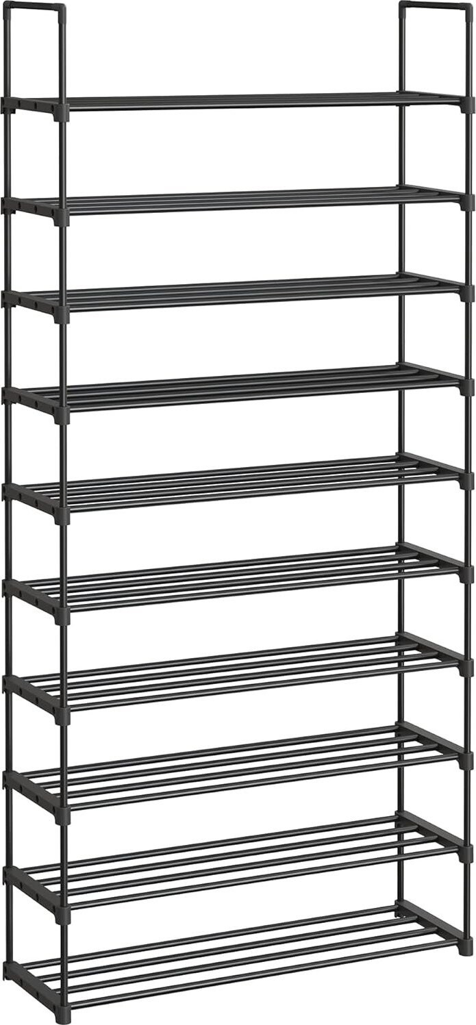 Songmics Botník Clarna 206 cm čierny