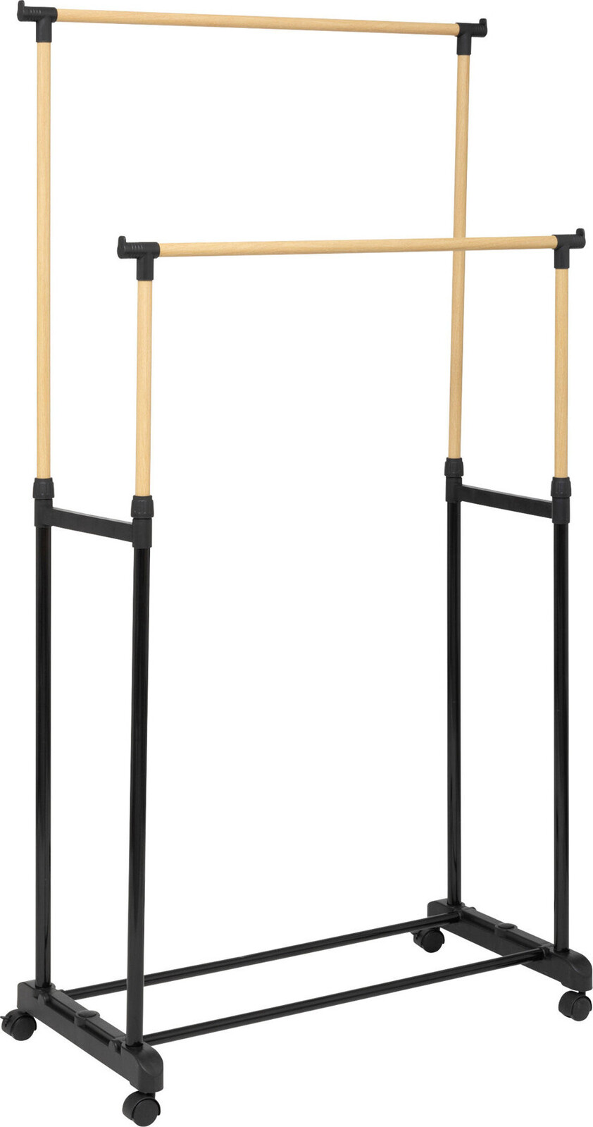 5five Simply Smart Dvojitý věšák na oblečení WOODY, 86 × 42 × 165 cm