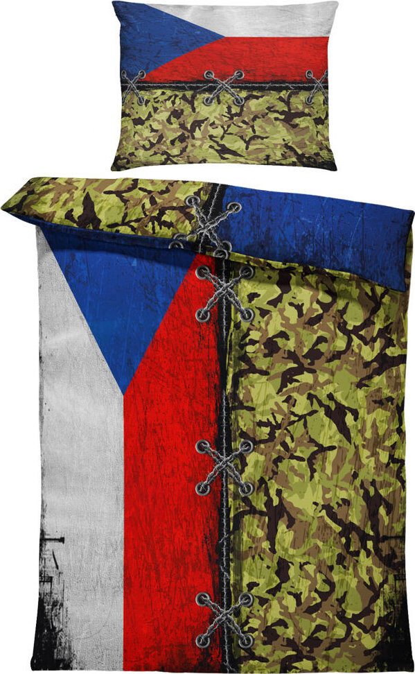 IMPAR Obliečky Vojenské IMPAR Obliečky, 140 × 200 cm + 90 × 70 cm