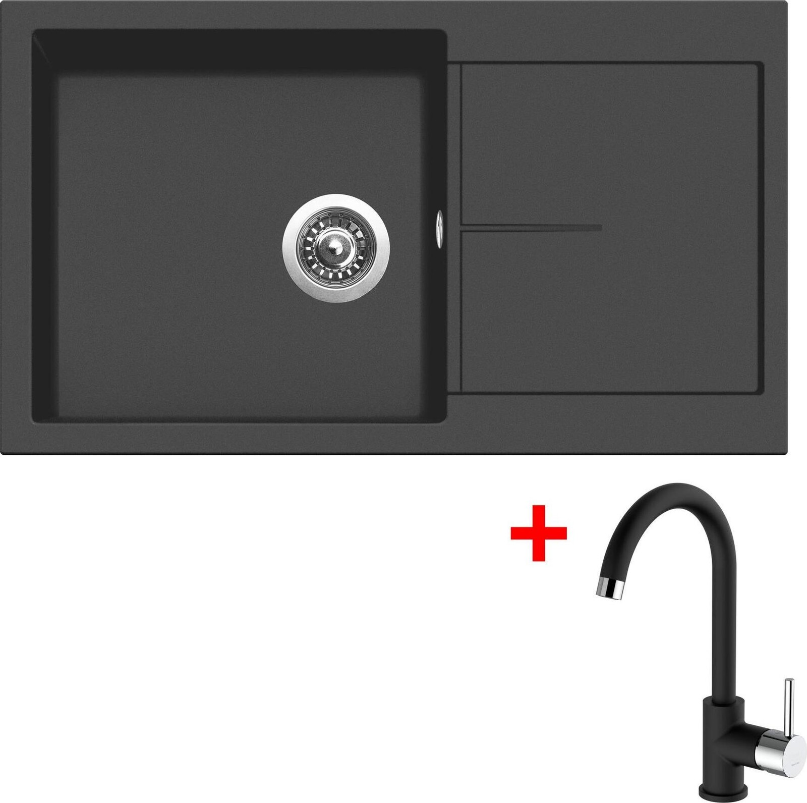 Sinks Infinity 860 Nanoblack + Mix 35 Nanoblack
