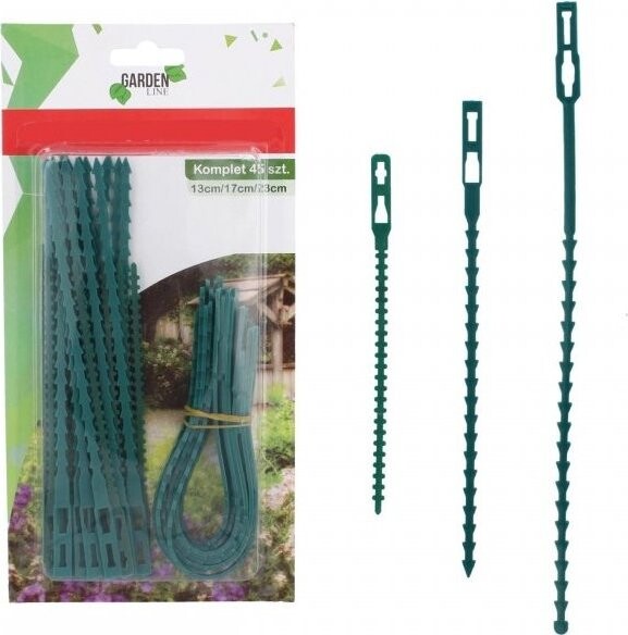 Igotrend Sada zahradních vázacích pásek 13/17/23 cm, set 225 ks