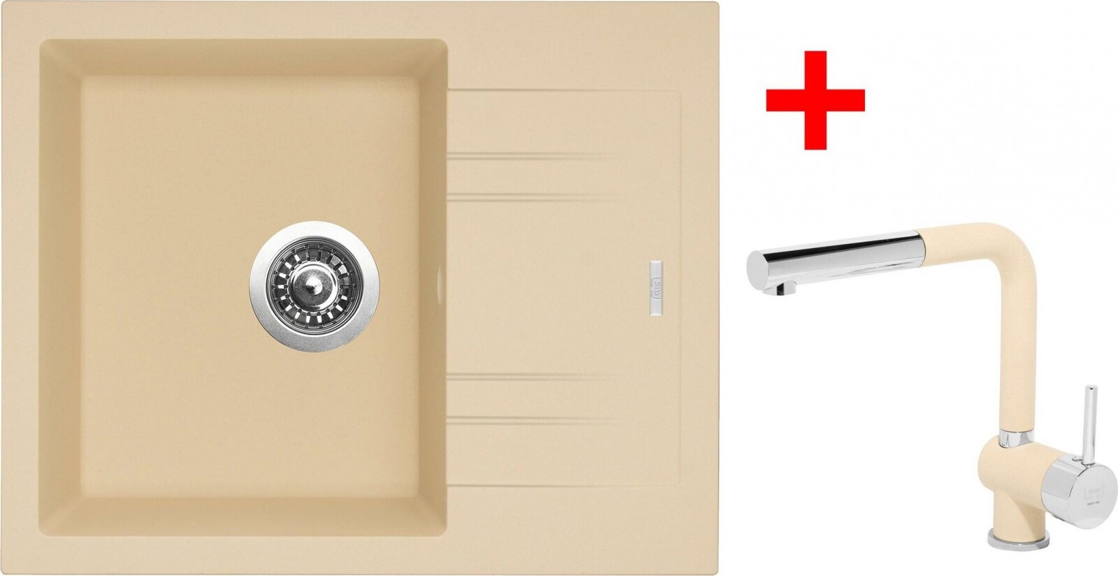 Sinks Linea 600 Sahara + Mix 3 P GR