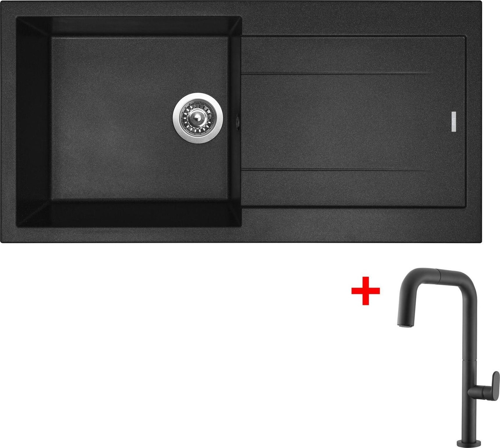 Sinks Amanda 990 Nanoblack + EVA P Nanoblack