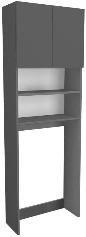 Nejlevnější nábytek Skříňka na pračku/sušičku KNINA, antracit