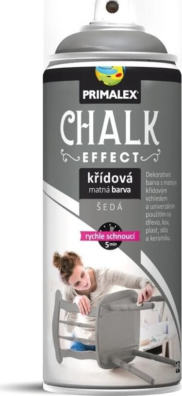 Primalex Sprej křídová MAT šedá 400 ml