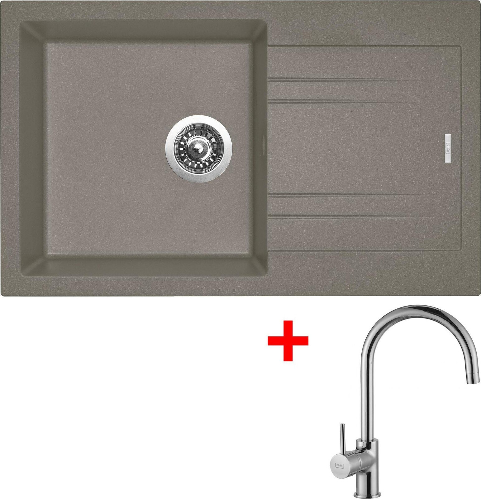 Sinks Linea 780 Truffle + Vitalia