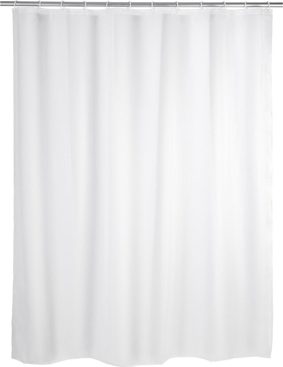 Wenko Sprchový závěs textilní Peva, bílý, 180 × 200 cm