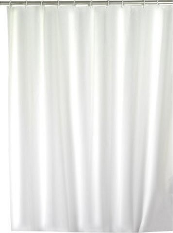 Wenko Sprchový závěs textilní, polyester, bílý, 120 × 200 cm