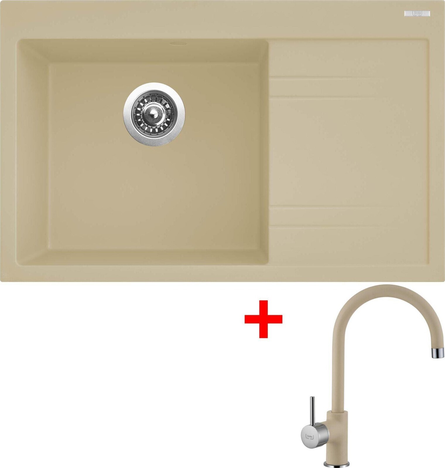 Sinks Rim 780 L Sahara + Vitalia GR