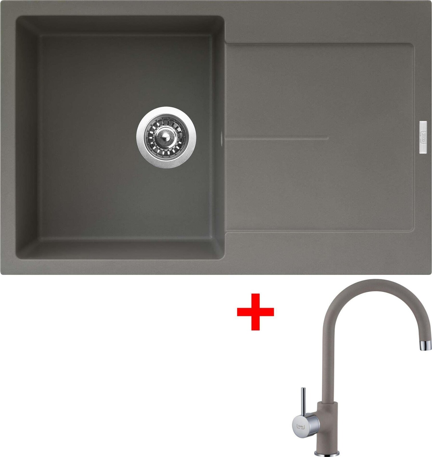 Sinks Ultima 790 Truffle + Vitalia GR