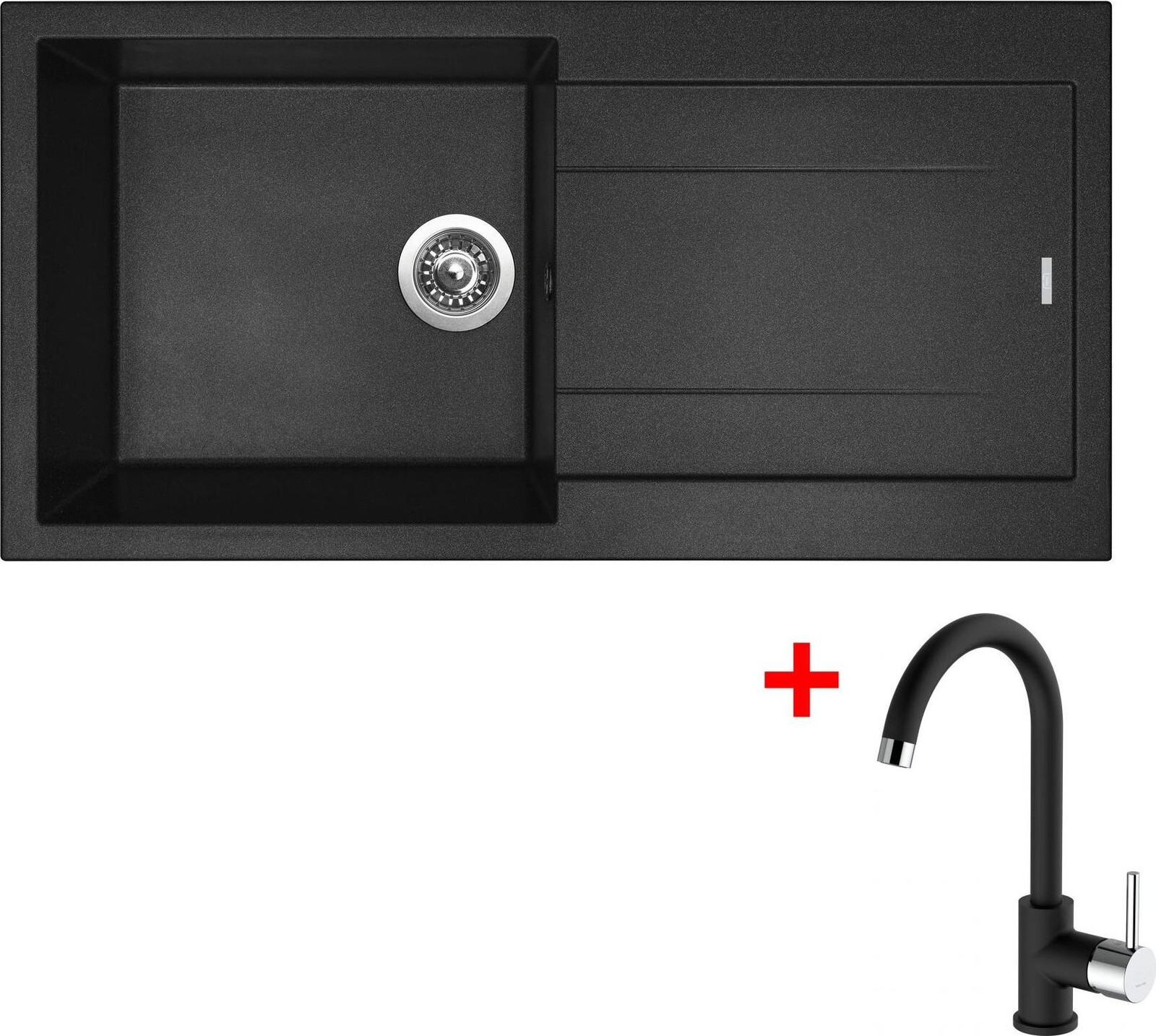 Sinks Amanda 990 Nanoblack + Mix 35 Nanoblack