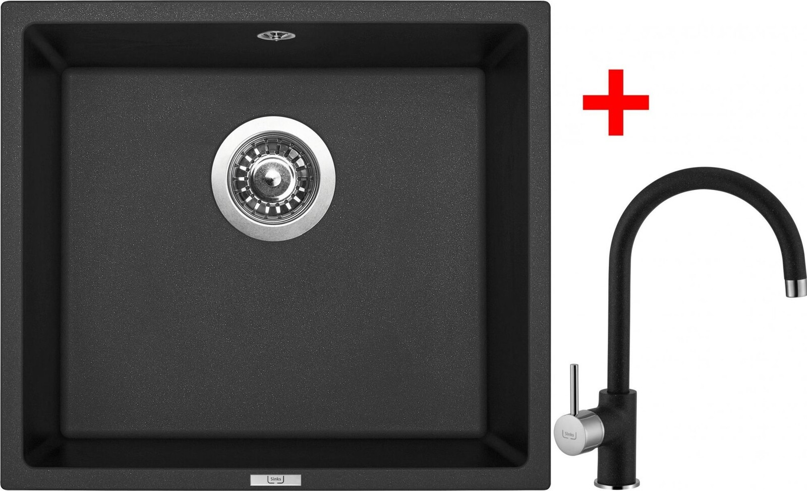 Sinks Frame 457 Granblack + Vitalia GR