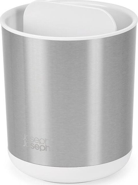 JOSEPH JOSEPH Duo Steel Caddy 70607 Stojánek na kartáčky malý, nerez/bílý