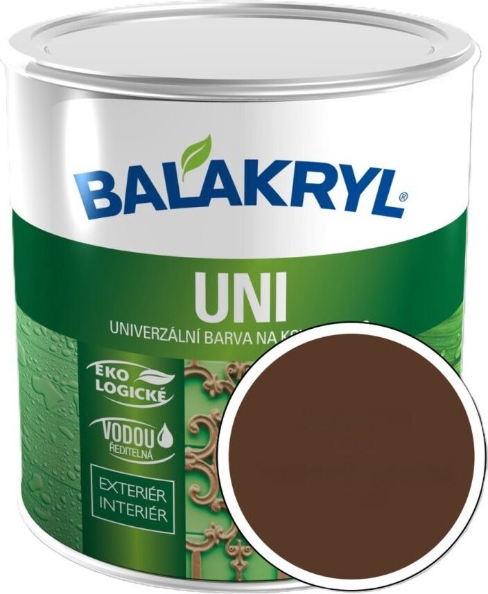 PPG Balakryl Uni Satin 8011, 0,7 kg, oříšková hnědá