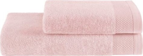Soft Cotton Bamboo Sada ručník a osuška 2 ks, růžová
