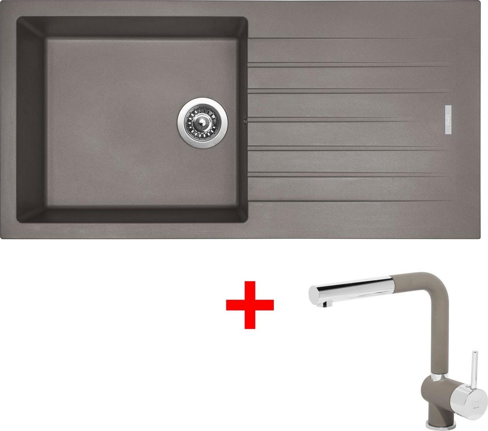 Sinks Perfecto 1000 Truffle + Mix 3 P GR