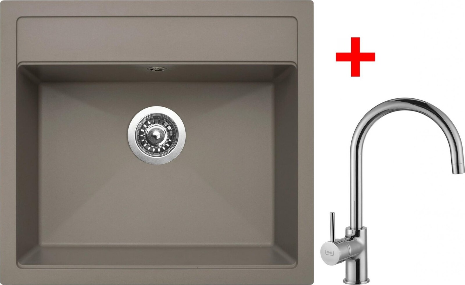 Sinks Solo 560 Truffle + Vitalia