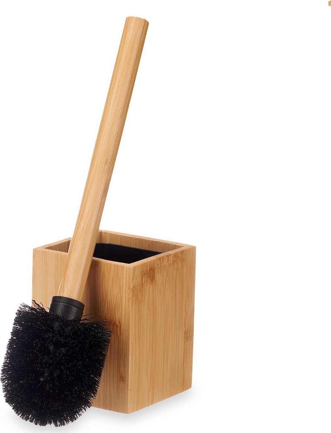 Berilo WC kartáč v bambusové nádobě, 10 × 10 × 36 cm