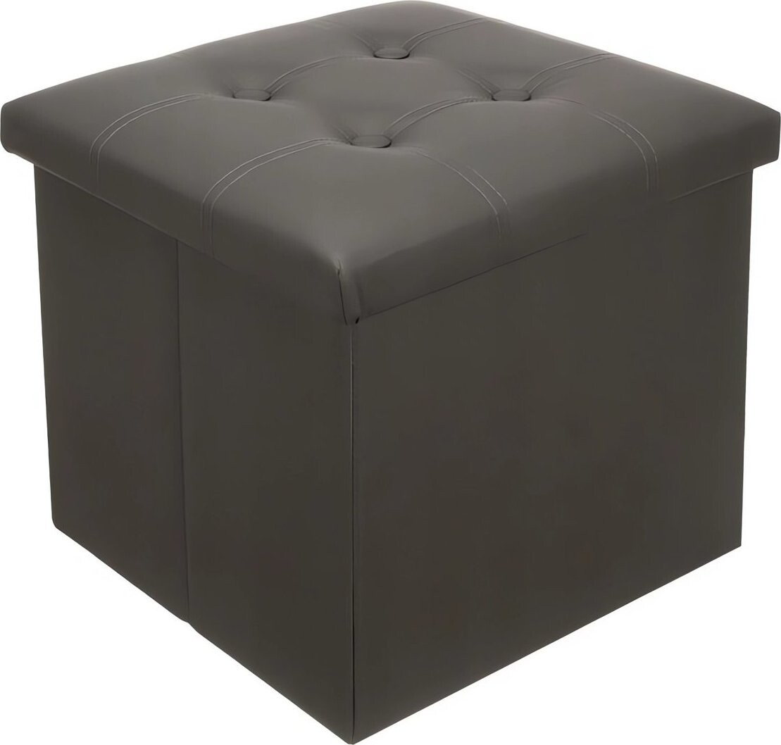 Ruhhy 25780 Taburet s úložným prostorem 38 × 38 cm, šedý
