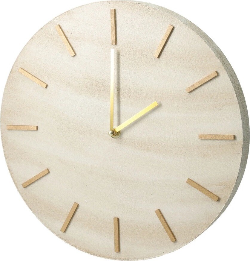 Home Styling Collection Minimalistické nástěnné hodiny Sum, mramorový vzor, průměr 30 cm