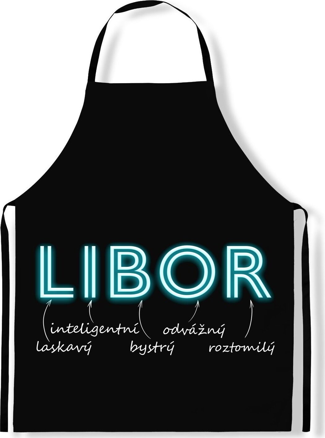 IMPAR Zástěra Mužská jména Neon, Libor