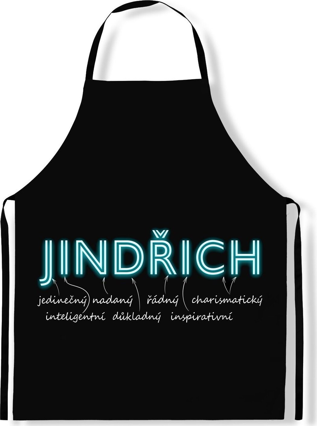 IMPAR Zástěra Mužská jména Neon, Jindřich