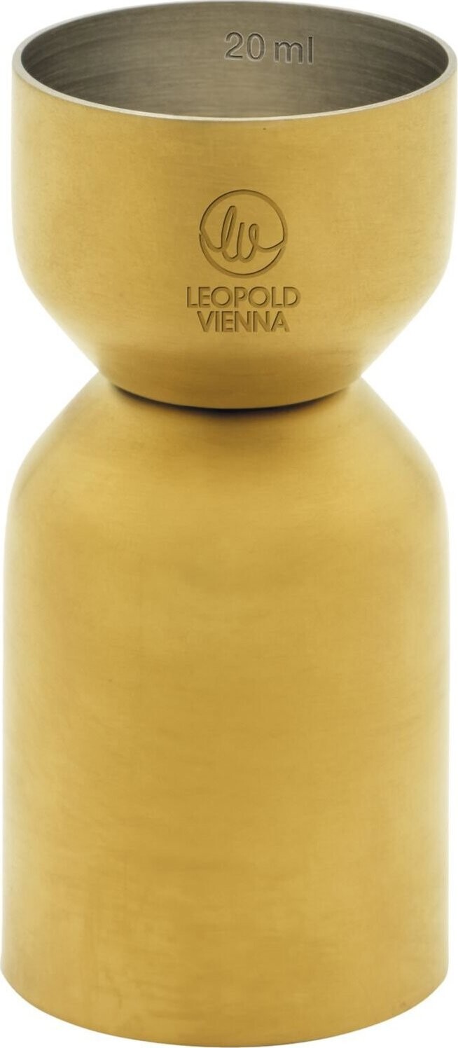 LEOPOLD VIENNA Arinto Jigger 2 a 4 cl, zlatá, výška 85 mm, priemer 42 mm