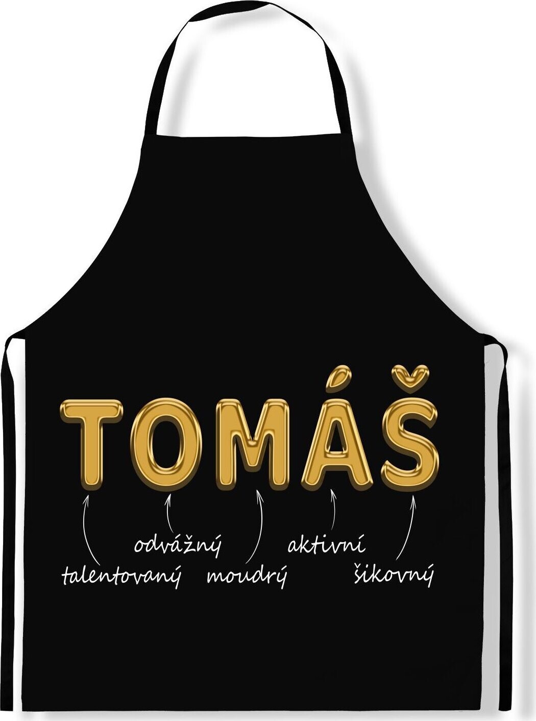 IMPAR Zástěra Mužská jména Gold, Tomáš