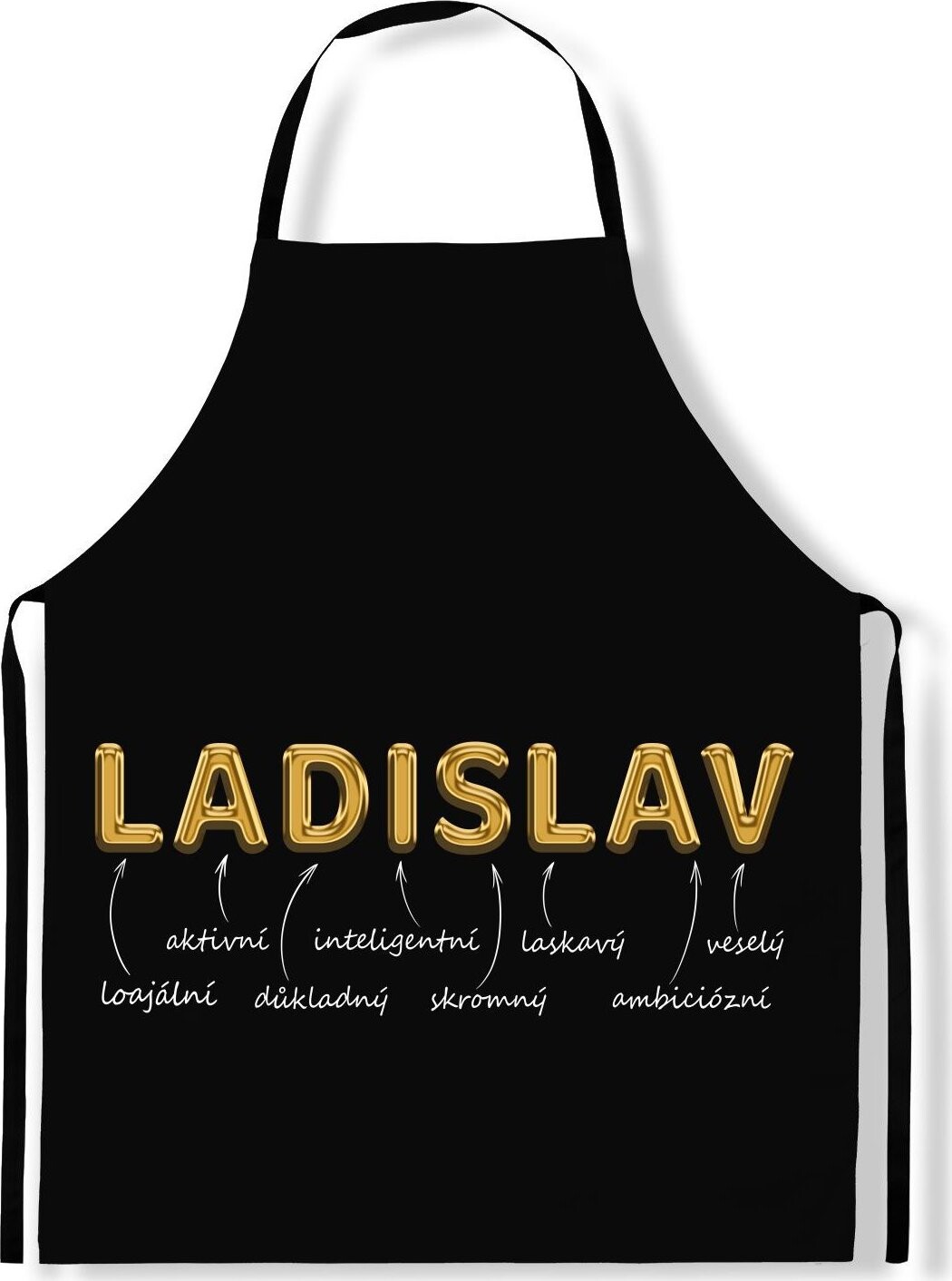 IMPAR Zástěra Mužská jména Gold, Ladislav