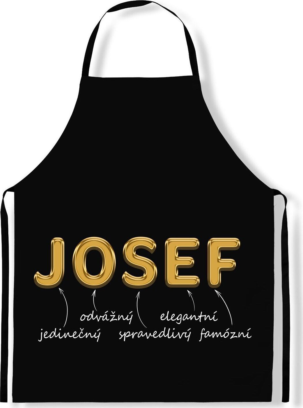 IMPAR Zástěra Mužská jména Gold, Josef