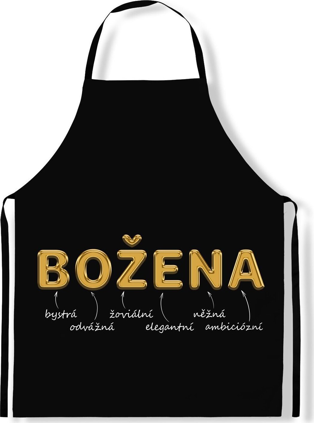 IMPAR Zástěra Ženská jména Gold, Božena
