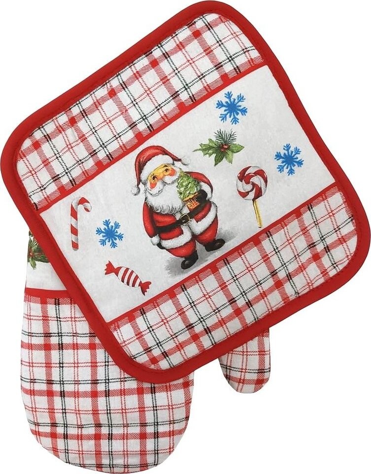 DuraHome Rukavice & chňapka, SOM09, santa
