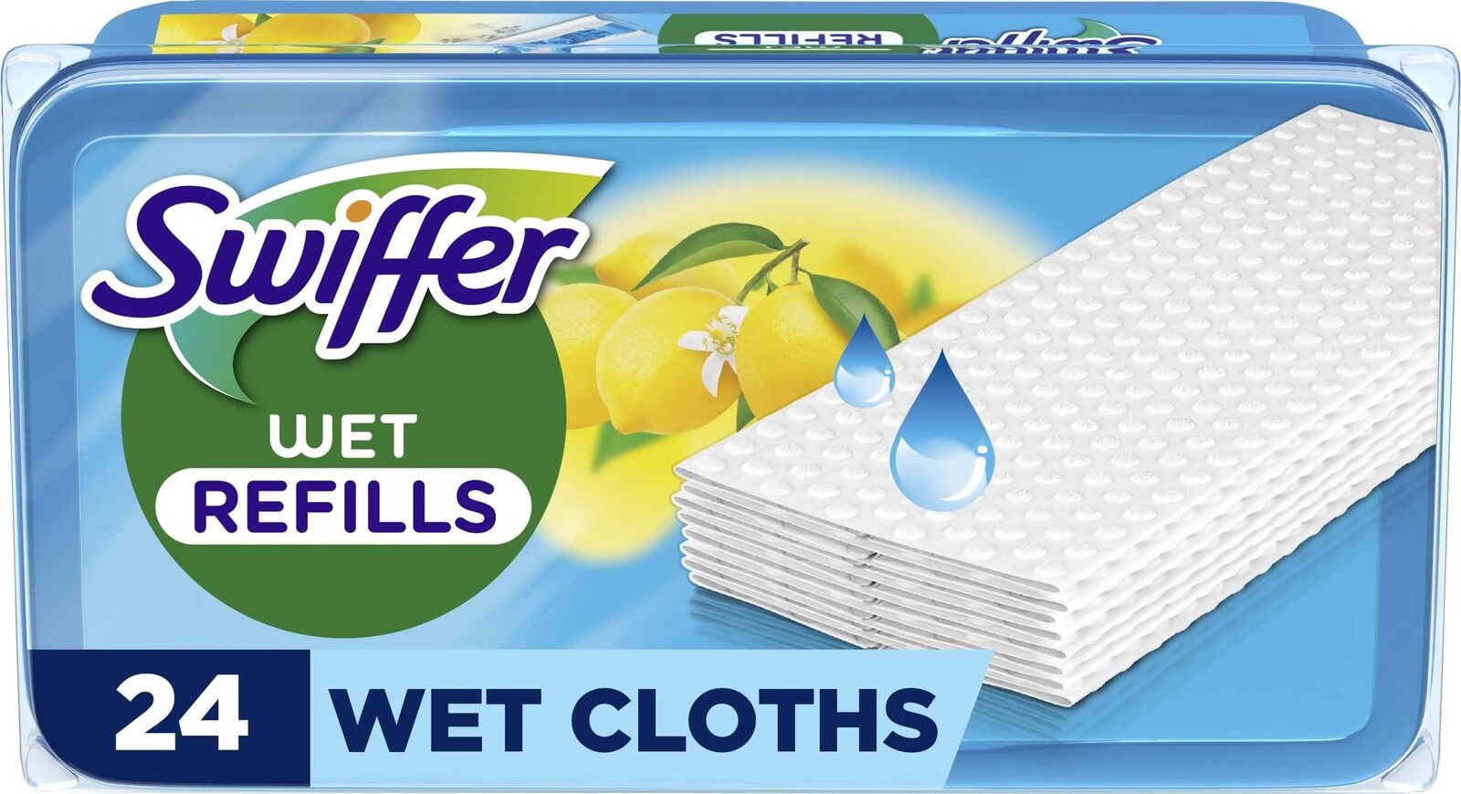 SWIFFER Sweeper vlhčené náhrady 24 ks, citron