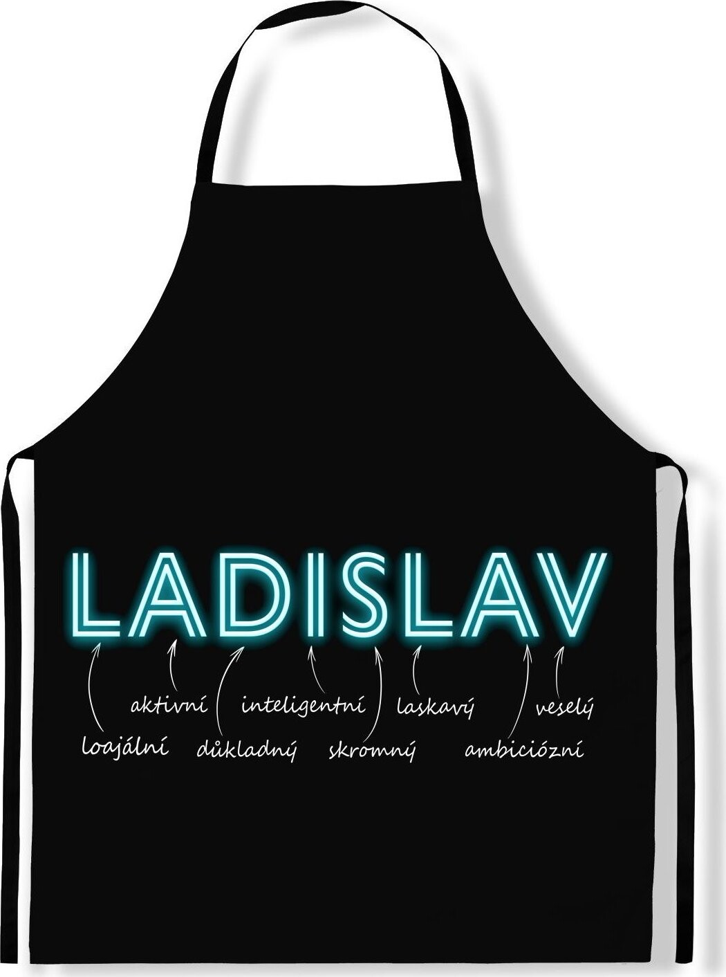 IMPAR Zástěra Mužská jména Neon, Ladislav
