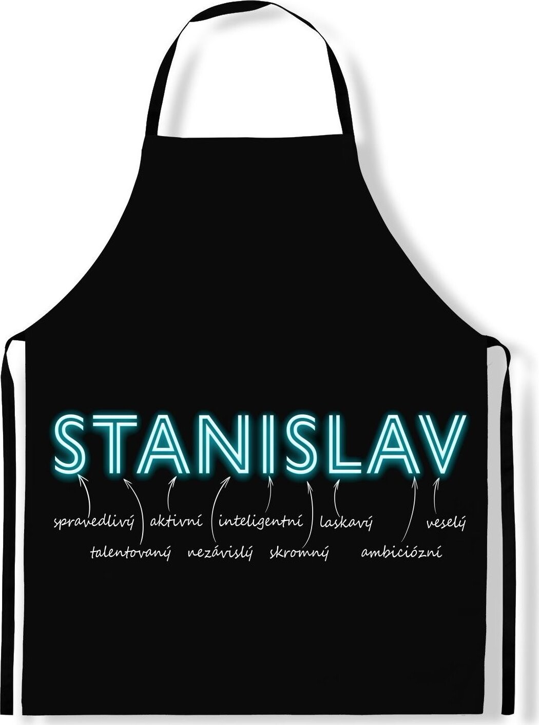 IMPAR Zástěra Mužská jména Neon, Stanislav