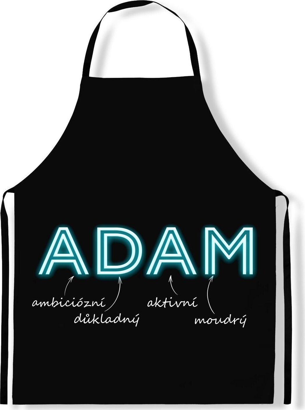 IMPAR Zástěra Mužská jména Neon, Adam