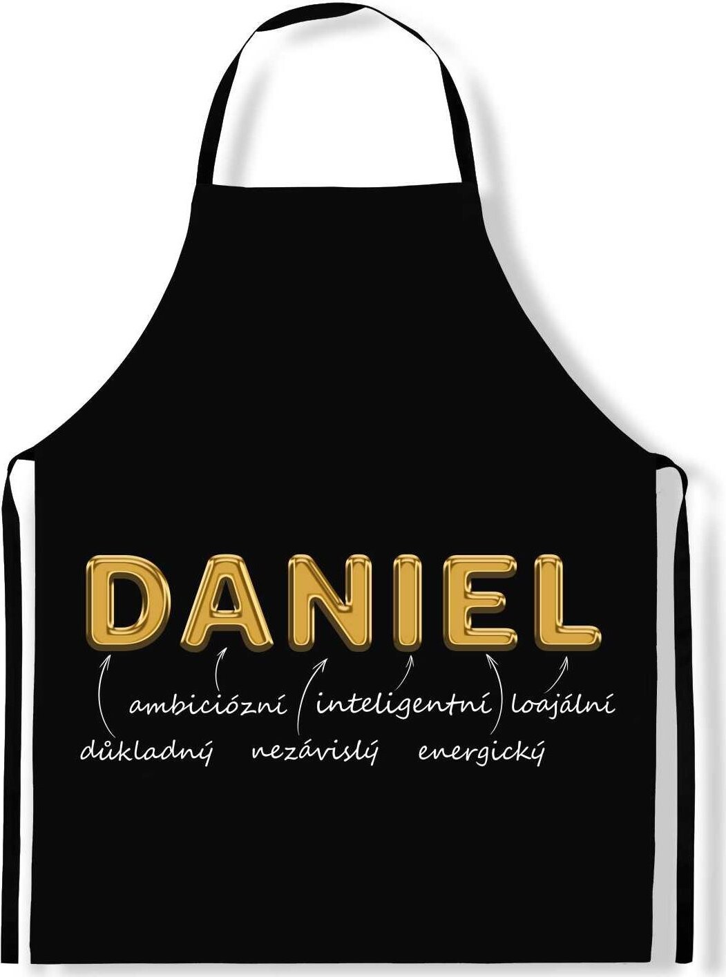 IMPAR Zástěra Mužská jména Gold, Daniel