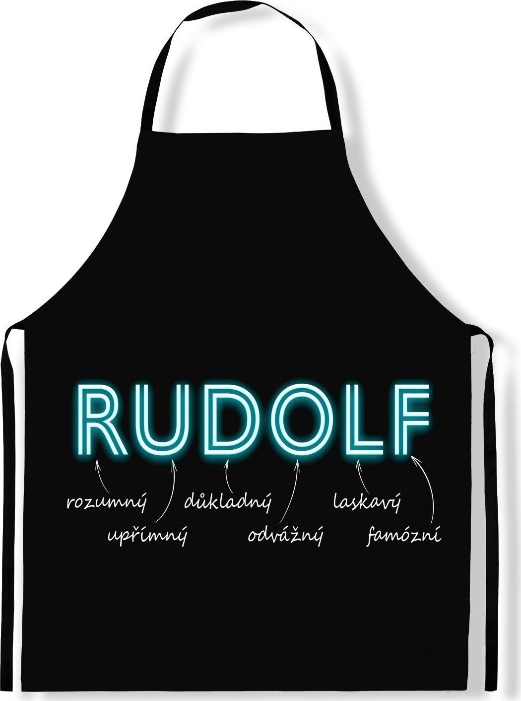IMPAR Zástěra Mužská jména Neon, Rudolf